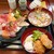 野口鮮魚店 - 料理写真:上海鮮ちらし(元気盛盛)+大粒カキフライ+仲卸し雑汁1
