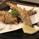 魚里　本家 - ハタハタの唐揚げ