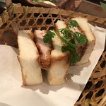 魚里　本家 - カツサンド