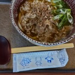 しる万 - 千成亭の牛肉を使った近江牛うどん1210円