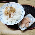 独酌　三四郎 - 白飯(並)