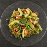 Crispy Cobb salad with shrimp and avocado