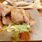 さささのさ - 甘辛味噌と山椒が添えられていますが、そのままで美味しい。