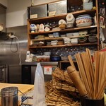 さささのさ - カウンター目の前。