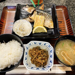 かど新 - 焼魚定食(サバ、ご飯少なめ)_¥930