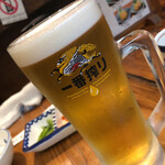 かつ吉 - 生ビール