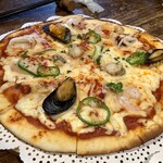 レストランITOSHIMA - シーフードピザ 1,900円(税込)