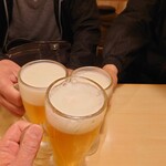 寿司居酒屋 や台ずし - 2022年4月　乾杯！