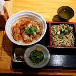 Kyousai - かつ丼セット(そば)