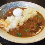 華麗なるカレー - あいがけ(980円) チキンカレー+辛口キーマ