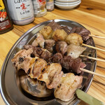 昭和酒場めりけん食堂 - 串盛り 880円