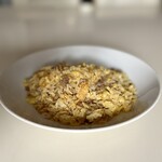 紀ノ国屋 - 急遽、タイ米を炊いてから作った孫娘用の "おやつ" Riso alla cantonese（二杯も食べた）