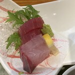 旬菜 miyako - 刺身（鮪とはまち）
