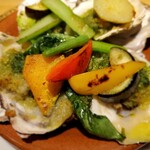 7FUKU - 焼かれた野菜がうんめ。