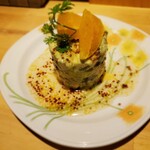 7FUKU - アボカドと帆立貝のタルタル