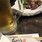 江戸前寿司 ちかなり - 生ビールとほたるいかの酢味噌