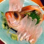 大衆割烹清繁 - めばるの刺身