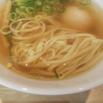 麺と酒 蔵一 - 塩そばの麺の状態 (2022.04.07)