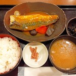 Washiya Gohandokoro - さばの味噌煮定食 740円(税込)