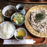 そば八 - ざる蕎麦カツ定食