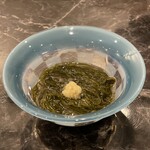 季節限定　黒もずく酢