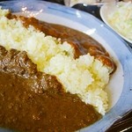 善米食堂 - サフランカレー（２色盛り：キーマと辛口）2006年