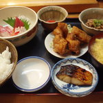 寿司割烹ふる川 - 刺身定食　600円