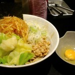 田なべ - 汁なし麺＆生玉子