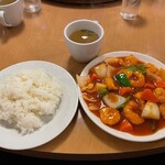南海飯店 - 小海老ケチャップ＋ライス