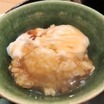 まき村 - ふぐの白子の餡かけご版で