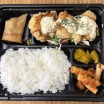 Kiraku - 鱈のフリッターの弁当