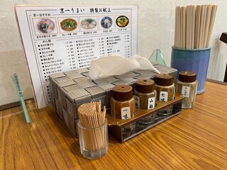 京一 - テーブル