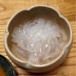 にしきや - のれそれ（穴子の稚魚 500円）