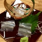 にしきや - サヨリの刺身（600円）