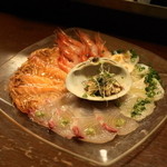 びすとろ UOKIN - 2013.2 海の幸のカルパッチョ（680円）