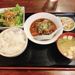 Gekiuma Horumon Damashii - もつ煮定食