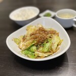 中国菜庵 鳴 - ホイコーロー定食