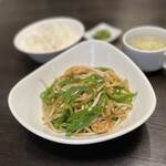 中国菜庵 鳴 - チンジャオロース定食