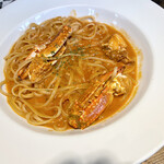 ナポリの食卓 - 渡り蟹のトマトクリームパスタ