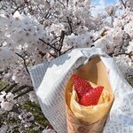 kure-puandogarettohani-bi-kafe - 桜とクレープ♡