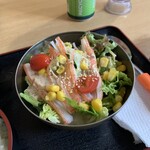 Ming San Casual Japanese Dining - ランチセットのサラダ