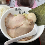 Nibo Shira-Men Aoki - R4.4  チャーシューつけ麺・中盛り