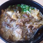 加寿屋 - 牛すじかすうどん