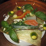 リストランテ パドリーノ・デル・ショーザン - 新鮮野菜のテッリーナ
