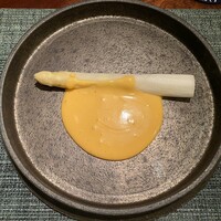 蒼 - 白アスパラ　オランデーズソース