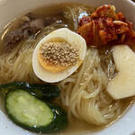 ブッチャー軒 - ランチセットの半冷麺