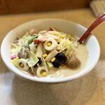 長崎ちゃんぽん・皿うどん 球磨 - ちゃんぽん　(半炒飯は写ってません)