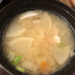 Umai Tonkatsu Katsuharu - お味噌汁（豚汁）