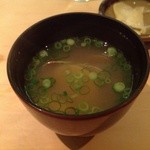 おさかな亭 - H25.02　蛤の御味噌汁