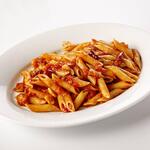 Delicious spicy ``Arrabbiata'' penne